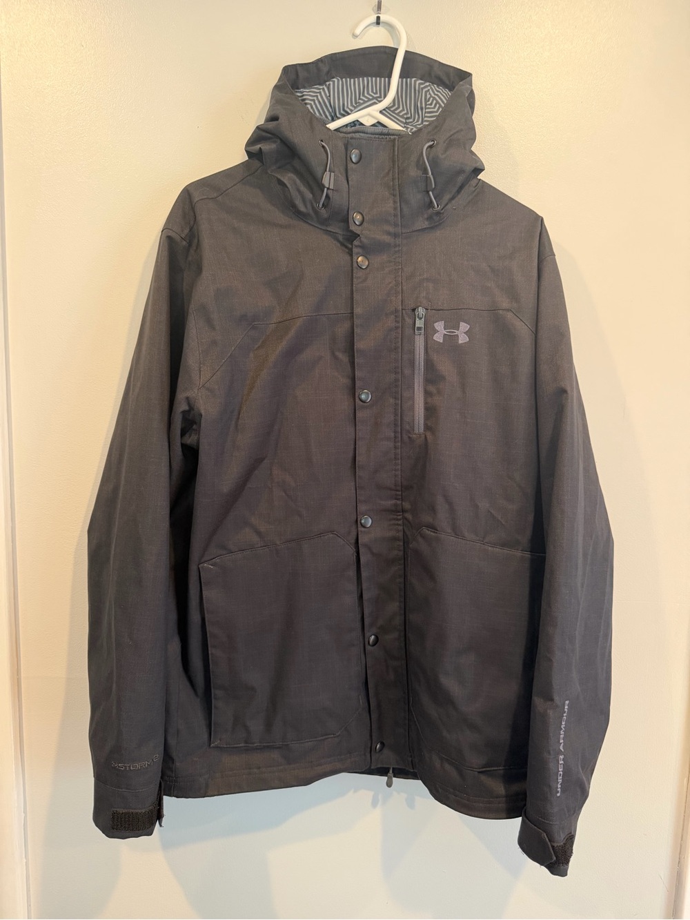 Under Armour Storm Men's Black Hooded 3-in-1 Versatile Coat